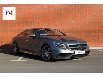 mercedes-benz s-class 5.5 s63 v8 amg s coupe 2dr petrol spds mct euro 6 (start/stop) (585 ps)