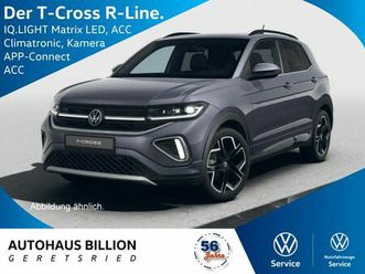 volkswagen t-cross r-line 1.5 tsi opf bmt dsg