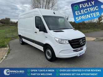 2021 mercedes-benz sprinter (71) no vat! mwb fully electric 85kw 55kwh progressive auto 80kw char...