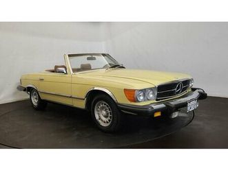 1975 mercedes sl class jaune automatique, 3 vitesses cond...