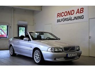 volvo c70 2,0 turbo cab läder lågmil mkt fin bil