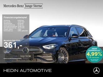 mercedes-benz c 300 d t-modell amg|ambiente|mbux|digili|360°