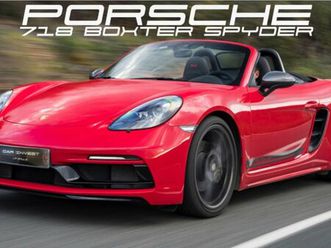 porsche 718 spyder boxster sièges 918 full config