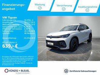 volkswagen tiguan r-line 1,5 l ehybrid opf ahk+kamera+navi+