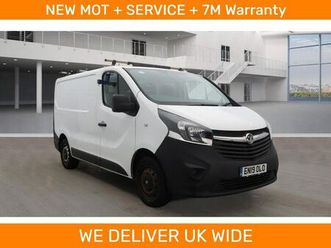 2019 vauxhall vivaro 1.6cdti 2900 l1h1 (120ps)(eu6) panel van
