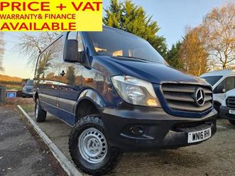 2016 mercedes-benz sprinter 4x4 2.1 316 cdi 4wd l2 mwb high roof panel van diesel manual