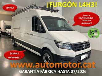 volkswagen crafter 35 furgon bl ta l4h3 2.0tdi 103kw 140cv
