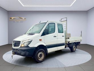 sprinter 316 cdi doppel-kabine, automat, 4x4, sperrdifferenzial, mit kran & seilwinde, ahk 3500 kg