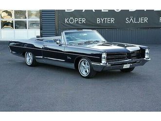 pontiac catalina convertible trippelblå mkt fin