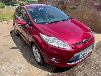 2012 ford fiesta 1.25 zetec 3dr [82] hatchback petrol manual