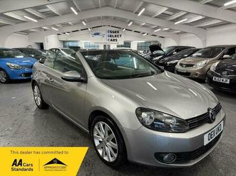 2011 volkswagen golf 1.6td se (104ps) bluemotion tech cabriolet 2d