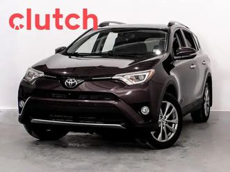 2017 toyota rav4 limited w/ 360 camera, navigation, heated front