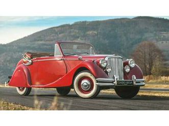 1950 jaguar mark v rouge manuel, 4 vitesses conduite à ga...