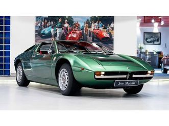 1975 maserati merak vert manuel, 5 vitesses conduite à dr...