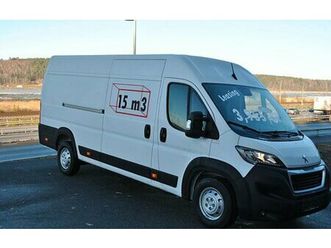 peugeot boxer långa modellen l4h2 15m3 finns på lager
