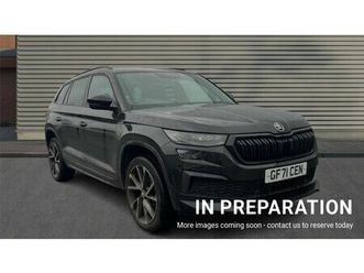 2021 skoda kodiaq 2.0 tsi 190 sport line 4x4 5dr dsg [7 seat]
