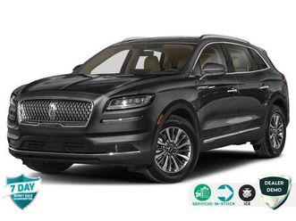used 2023 lincoln nautilus reserve equipment group 201a|infinite black metallic|sandstone perf leather seats|2.7l gtdi v6|8-spd selectshift auto trans|monochrom