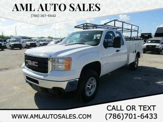 2013 gmc sierra 2500hd chevrolet silverado*utility work truck*ext cab 4x4 ԇ