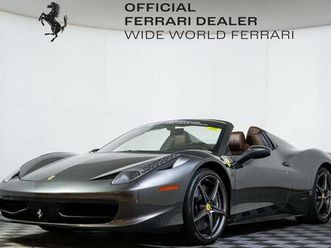 2014 ferrari 458 spider