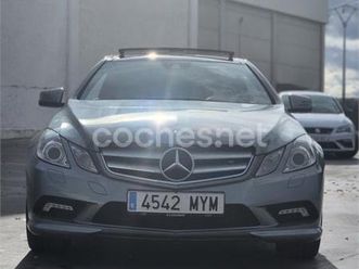 mercedes-benz clase e coupe e 350 cdi blue efficiency avantg.