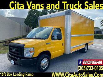 2019 ford econoline e 350 *cutaway* e350 16 ft box truck withramp e-350 16 ft bo