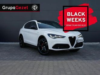 alfa romeo stelvio veloce 2.0tb 280km a8 q4 czerwona tapicerka blackweek