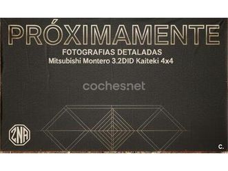 mitsubishi montero 3.2 did gls kaiteki