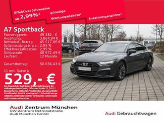 audi a7 sportback 50 tfsi e qu. 2x s line laser/ahk/n