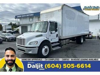 2019 freightliner m2 26' box + liftgate + cvi completed