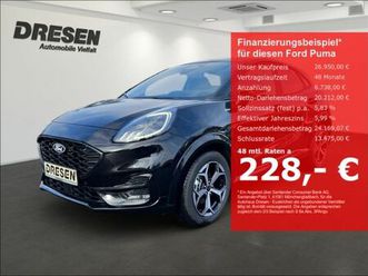 ford puma st-line 1.0 mhev automatik+allwetter+360°