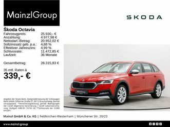 skoda octavia scout 2.0 tdi 4x4 dsg navi hud kamera
