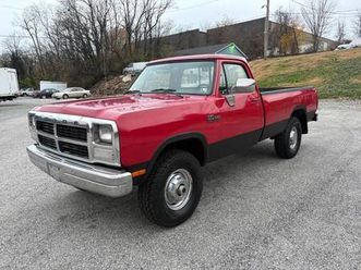 1991 dodge d250 w250 w250 sweptline 131 wb 4wd