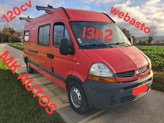 master l3h2 équipé aménagé isolation webasto ctte fourgon 2009