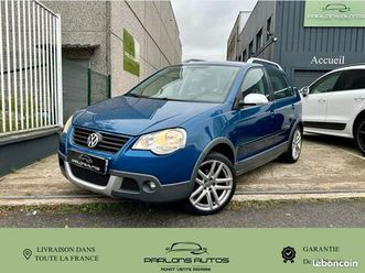 volkswagen polo iv (2) crosspolo 1.6 105 5p-03/2008-97.664km-1ère main-radar de recul-vitres electriques-climatisation-garantie 6 mois-historique complet