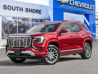 2026 gmc terrain denali