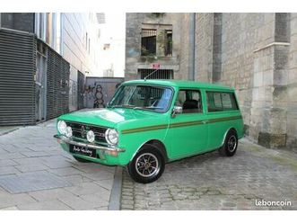 austin morris mini clubman estate – 1980 • restaurée • java green • moteur 1100 préparé • modèle rare lhd