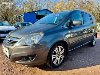 opel zafira 1.7l cdti 125cv 7places 168.000kms 11/2012 première main gps régulateur