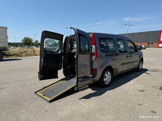 tpmr renault grand kangoo tech 1.5dci 90cv 5 places assises + 1 fauteuil roulant