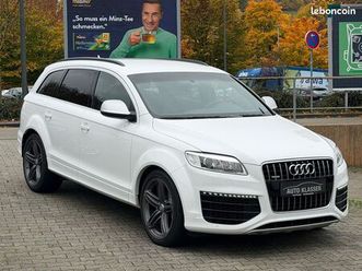 audi q7 6.0 v12 tdi 500ch - carnet entretien - audi exclusive - céramique - carbon - bose - attelage - 199 987km