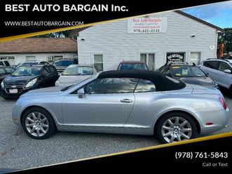 2008 bentley gt awd 2dr convertible ,one owner,6.0l w12 twin turbochar