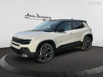 jeep avenger 1.2 turbo t3 110 ch e-hybrid bvr6 summit