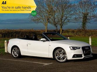 2016 audi a5 2.0 tdi s line (190ps) cabriolet 2d multitronic