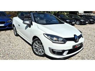 tres belle renault megane 3 cabriolet gt line 1.6 dci 131 ch annee 2015 seulement 116 000 km cuir regulateur radar de recul 10 490