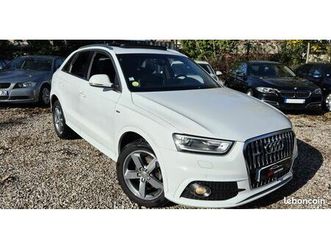 tres belle audi q3 s-line 2.0 tdi 177 ch quattro s-tronic 2014 seulement 143 000 km gps cuir regulateur xenon toit panoramique 1er proprietaire carnet complet 1