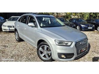 tres belle audi q3 2.0 tdi 177 ch quattro s-tronic 2014 seulement 124 000 km gps cuir xenon toit panoramique 1er proprietaire carnet complet audi 18 490