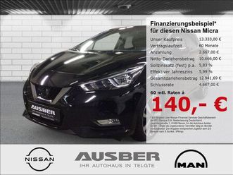 nissan micra tekna 360°kamera navi ganzjahresreifen bos