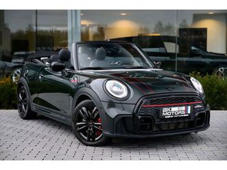 mini cabrio john cooper works yours trim-rebel green-carplay-camera-hud-h/k-auto