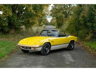 1972 lotus elan sprint dhc - fully restored, ex- steve soper