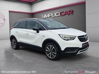 opel crossland x 1.2 turbo 110 ch bva6 ultimate garantie 12 mois / entretiens a jour