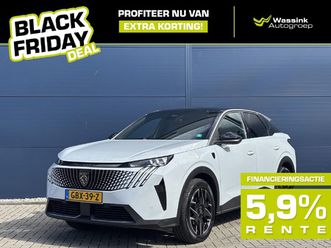 peugeot 3008 1.2 hybrid 136pk e-dcs6 gt black friday i stoel/stuurverwarming i carplay i navigatie i elektrische achterklep i adaptive cruise i
